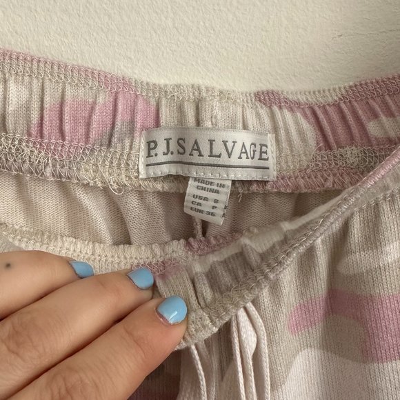 NWT PJ Salvage Women's Loungewear Peachy Oatmeal Party Pant Small - Picture 3 of 5